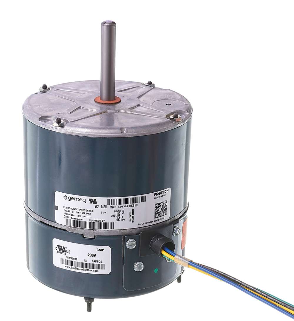 RuudParts.net: Ruud 51-102728-07 Condenser Motor ECM Outdoor